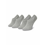 Set od 2 para niskih ženskih čarapa Tommy Hilfiger 383024001 Middle Grey Melange 758