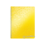 Leitz "Wow" Bilježnica, A4, sa linijama, 80 listova, žuta