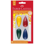 Faber-Castell: Masne krede u obliku kapi 4 kom
