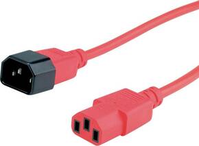 ROLINE IEC Produžni kabel Crvena 1.8m 19.08.1520
