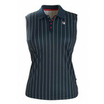 Ženski teniski polo majica Fila American Polo "Pia" W - peacoat blue/stripes