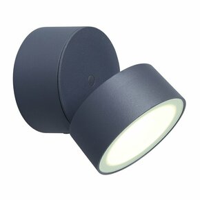 LUTEC 5626001118 | Trumpet-LU Lutec zidna svjetiljka elementi koji se mogu okretati 1x LED 900lm 4000K IP54 tamno siva