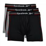Bokserice Reebok Mens Sports Trunk JARVIS 3P - black/grey marl/vector red