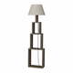 Samostojeća lampa sa svijetlo sivim zaslonom Homitis Tower