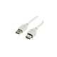 Roline VALUE USB2.0 kabel TIP A-A M/F, 1.8m, bijeli (produžni) 11.99.8949-100