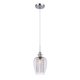 ITALUX MDM2286/1C CR | Pirita-C-CR Italux visilice svjetiljka 1x E14 prozirno, krom