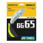 Žice za badminton Yonex BG 65 (10 m) - yellow