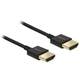 Delock Slim Premium HDMI muški/muški, povezni kabel,, 2m