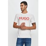 Hugo - Majica - bijela. Majica iz kolekcije Hugo. Model izrađen od lagano elastične pletenine.