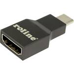 Roline 12.03.3224 adapter [1x muški konektor USB-C® - 1x ženski konektor HDMI] siva