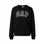 GAP Sweater majica 'HERITAGE' crna / bijela