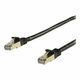 StarTech.com 5m CAT6a Ethernet Cable - Black RJ45 Shielded Cable Snagless - patch cable - 5 m - black