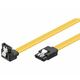 NaviaTec SATA-328 - 0,3 m HDD SATA cable 1.5 3 6 Gbit s 7 pin SATA L-type plug straight to 7 pin SATA L-type plug 90 angled