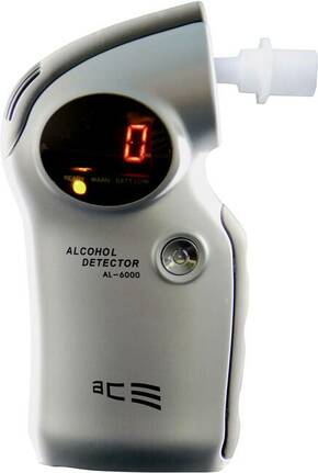 ACE AL6000 tester na alkohol srebrna 0.0 do 4 ‰ zamjenjivi senzor