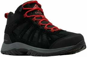 Columbia Men's Redmond III Mid Waterproof Shoe Black/Mountain Red 45 Moške outdoor cipele