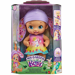 My Garden Baby: Slatka beba ljubičasti zeko 30cm - Mattel