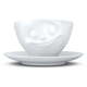 Nasmijana bijela porculanska šalica za kavu 58products, 200 ml