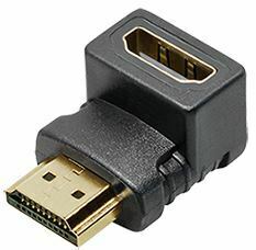 Transmedia HDMI Adapter jack to plug Angled