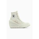 Tenisice Converse Chuck 70 De Luxe Wedge za žene, boja: bijela, A06479C