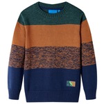 vidaXL Dječji džemper pleteni šareni 128