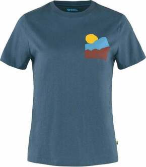 Fjällräven Nature T-Shirt W Indigo Blue L Majica na otvorenom