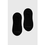 Čarape Calvin Klein za žene, boja: crna - crna. Kratke sokne iz kolekcije Calvin Klein. Model izrađen od elastičnog materijala. U setu dva para.