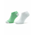Set od 2 para niskih ženskih čarapa Tommy Hilfiger 701222651 Light Green 004