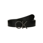 Calvin Klein Remen 'RE-LOCK' tamo siva / crna