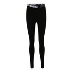 Hummel Sportske hlače crna / bijela / siva