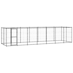 VidaXL Vanjski kavez za pse s krovom čelični 16