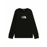 THE NORTH FACE Sportska sweater majica 'DREW PEAK LIGHT' crna / bijela