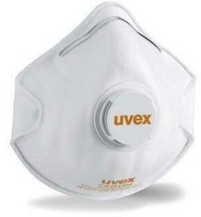 Uvex silv-Air class.2210 8742211 zaštitna maska s ventilom FFP2 3 St.