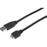 Digitus USB kabel USB 3.2 gen. 1 (USB 3.0) USB-A utikač, USB-Micro-B 3.0 utikač 25.00 cm crna AK-11234