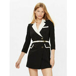 Elisabetta Franchi Koktel haljina AB-445-32E2-V650 Crna Regular Fit