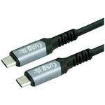 Value USB kabel USB 4.0 USB-C® utikač, USB-C® utikač 2 m crna sa zaštitom 11.99.9087