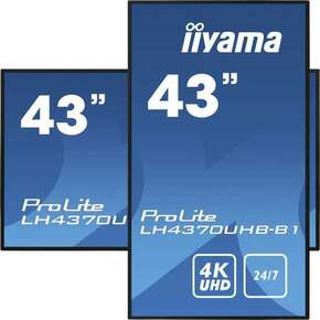 Iiyama signage displej LH4370UHB-B1