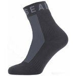 Sealskinz Waterproof All Weather Ankle Length Sock with Hydrostop Black/Grey S Biciklistički čarape