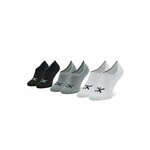 Set od 3 para muških niskih čarapa Calvin Klein 701218723 Grey Combo