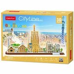 Slagalica 3D Cubicfun City Line Barcelona