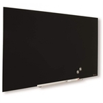 Nobo - Zidna staklena ploča Nobo Diamond, 38,1 x 67,7 cm, crna