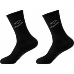 Spiuk Top Ten Long 2 Sock Pack Black 36-39 Biciklistički čarape