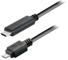 Transmedia USB type C plug - USB 2.0 type B Micro B plug