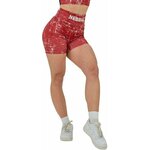 Nebbia High Waisted Leggings Shorts 5" Hammies Red S Fitness hlače