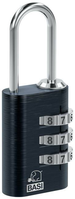 Basi 6170-4000-SCHW lokot za kovčeg 21 mm crna zaključavanje s kombinacijom brojeva