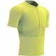 Compressport Trail Half-Zip Fitted SS Top Green Sheen/Safety Yellow M Majica za trčanje s kratkim rukavom
