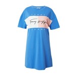 Tommy Hilfiger Underwear Spavaćica košulja azur / svijetloroza / crna / bijela