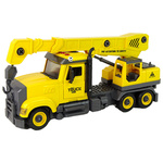 Crane Truck for Unscrewing and Twisting Yellow