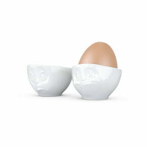 Set od 2 bijele porculanske šalice za jaja 58products Oh