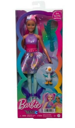 Barbie: Touch of Magic vila lutka u bajkovitoj haljini s kućnim ljubimcem i dodacima - Mattel