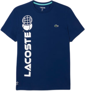 Muška majica LacosteTennis x Daniil Medvedev Regular Fit T-Shirt - navy blue